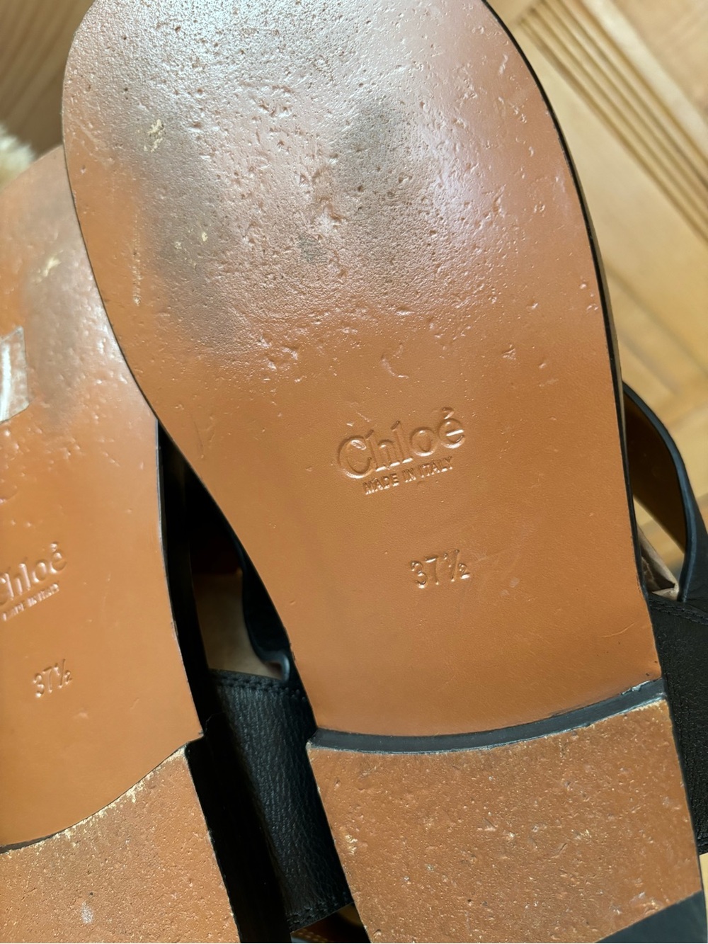 Chloe Karenn Flat Mixed-Media Sandals - Picture 9 of 11